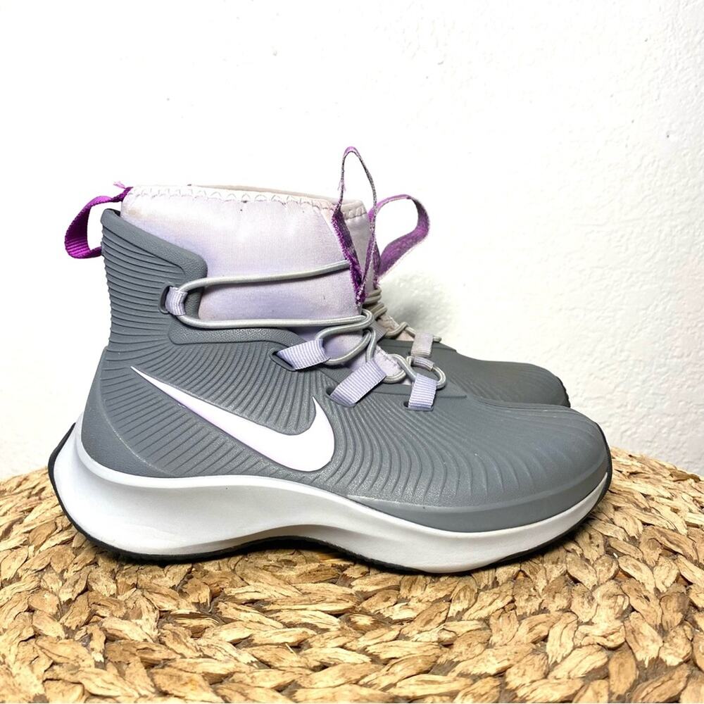 Nike binzie purple grey waterproof rain boots 11c